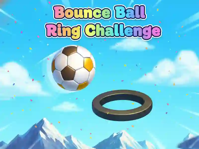 Žaidimas Bounce Ball Ring Challenge internete