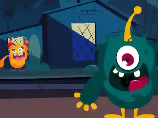 Žaidimas Funny Monsters Jigsaw internete
