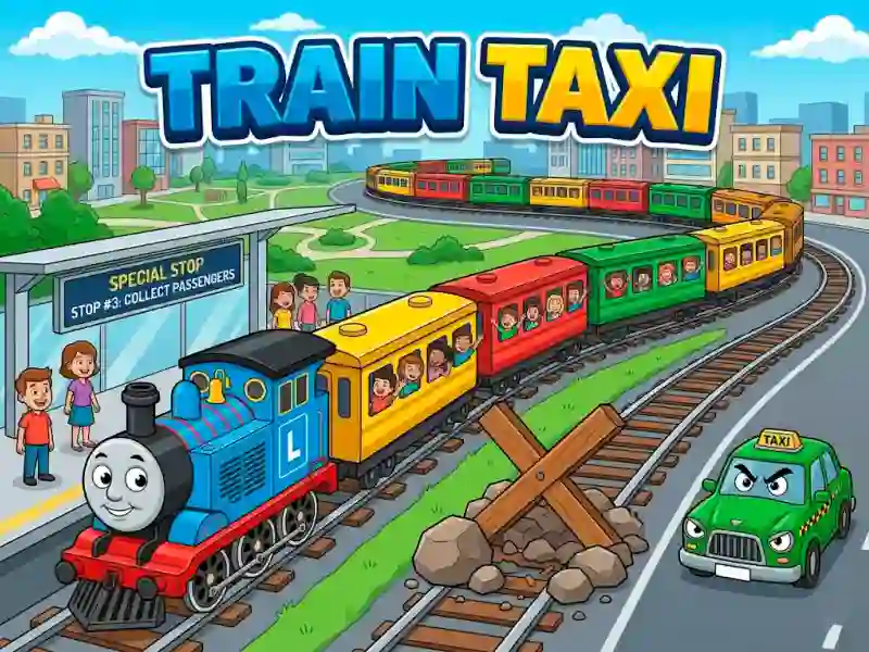 Žaidimas Train Taxi internete