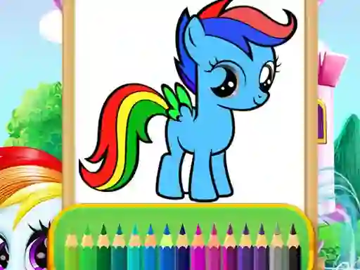 Žaidimas Wonder Pony Coloring internete