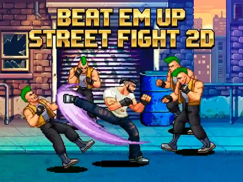 Žaidimas Beat Em Up Street Fight 2d internete