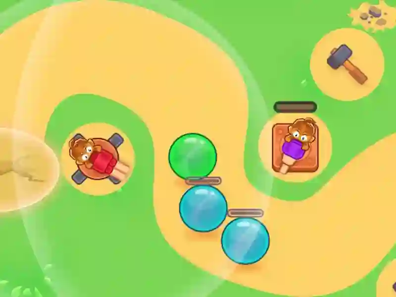 Žaidimas Monkey Bubble Defense internete