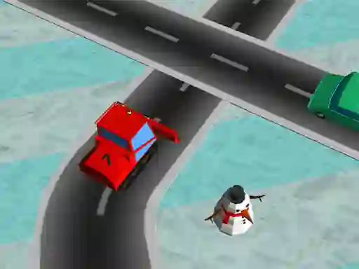 Žaidimas Traffic Run Christmas internete