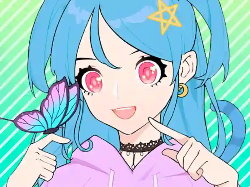 Žaidimas Anime Avatar Design internete