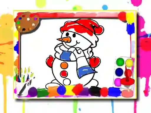 Žaidimas Winter Coloring Book internete