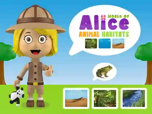 Žaidimas World of Alice Animal Habitats internete