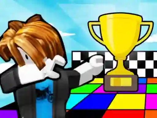 Žaidimas Color Race Obby internete