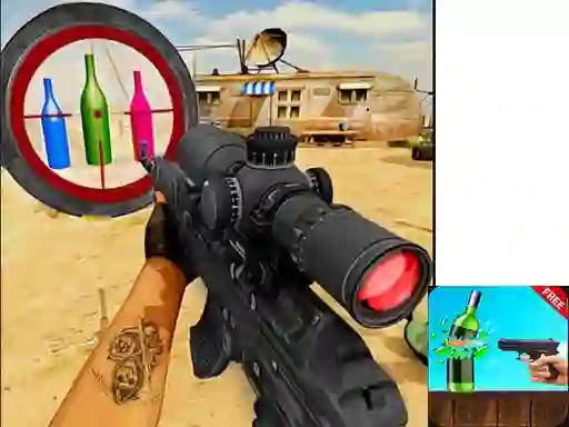Žaidimas Sniper Bottle Shooting internete