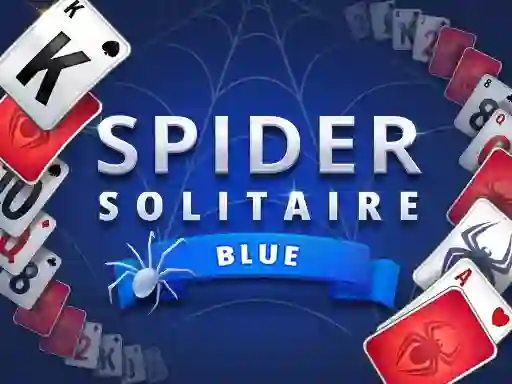 Žaidimas Spider Solitaire Blue internete