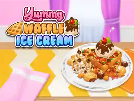 Žaidimas Yummy Waffle Ice Cream internete