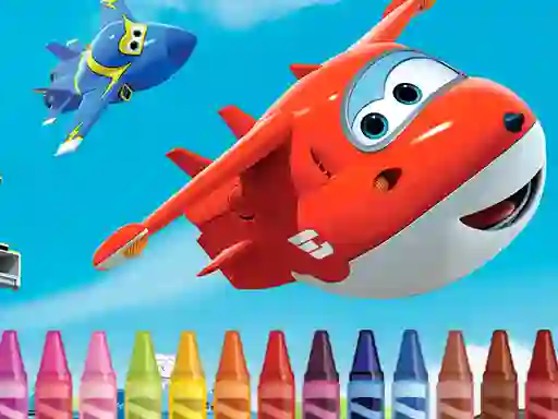 Žaidimas Superwings Coloring internete