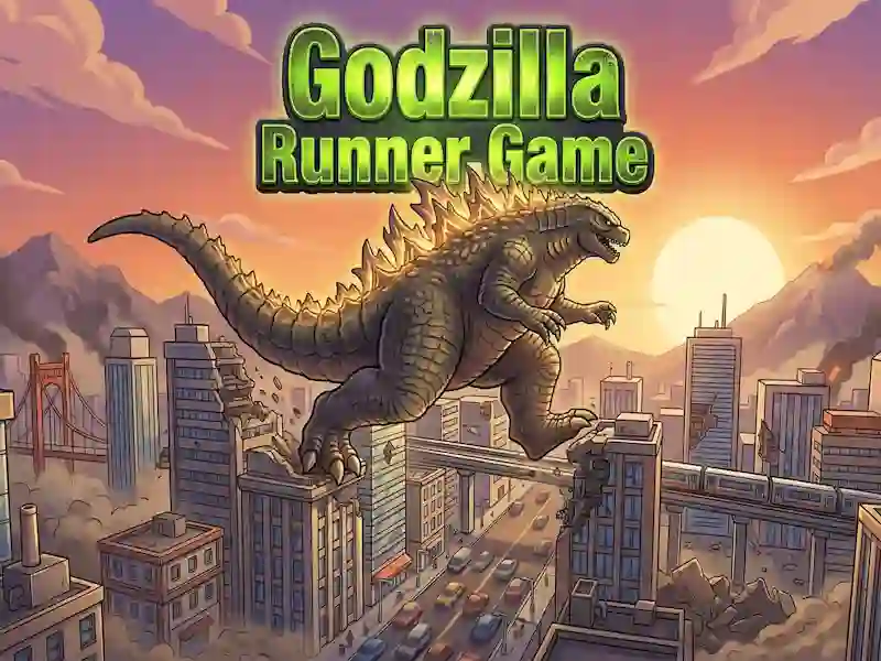Žaidimas Godzilla Runner Game internete