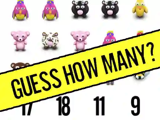 Žaidimas Guess How Many internete