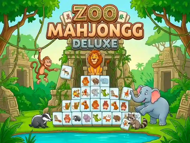 Žaidimas Zoo Mahjongg Deluxe internete