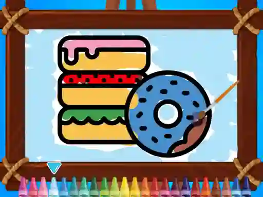 Žaidimas Kids Coloring Bakery internete