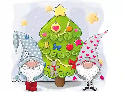 Žaidimas Cute Gnomes Hidden Stars internete