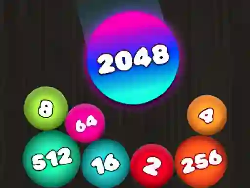 Žaidimas 2048 Puzzle: Connect the Balls internete