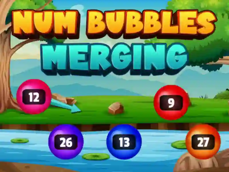 Žaidimas Num Bubbles Merging internete