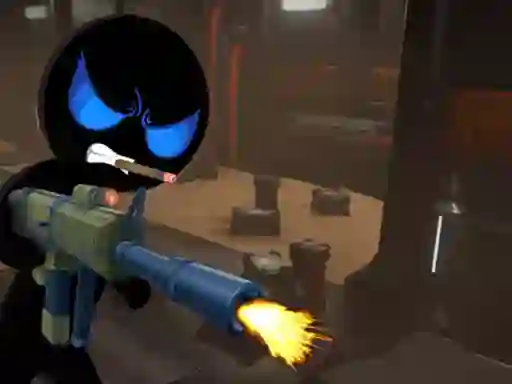Žaidimas Stickman Armed Assassin Cold Space internete