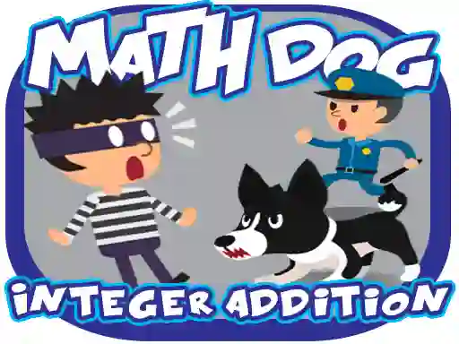 Žaidimas Math Dog Integer Addition internete