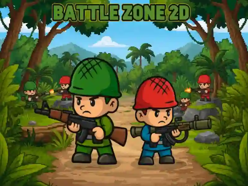 Žaidimas Battle Zone 2D internete