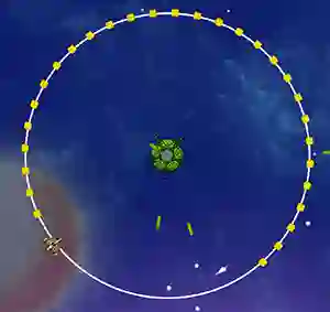 Žaidimas Orbit Avoider internete