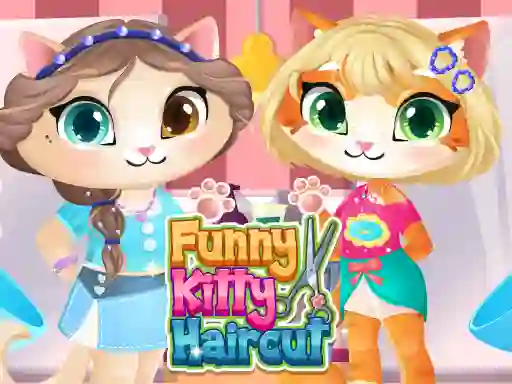 Žaidimas Funny Kitty Haircut internete