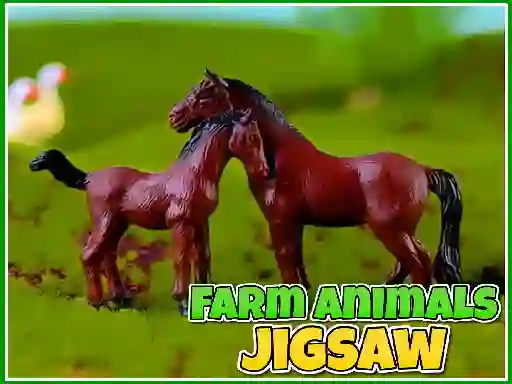 Žaidimas Farm Animals Jigsaw internete