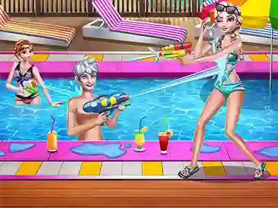 Žaidimas Sisters Pool Party internete