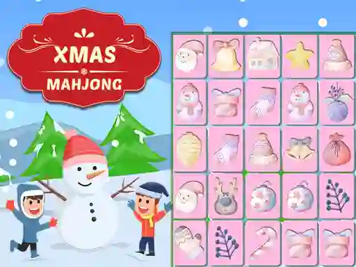 Žaidimas Xmas Mahjong internete
