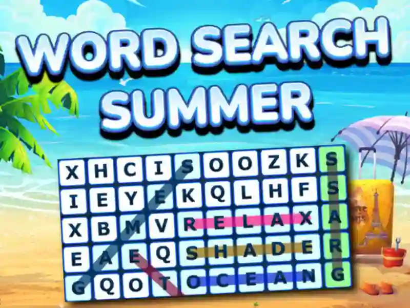 Žaidimas Word Search Summer internete