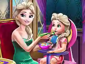 Žaidimas Ice Queen Toddler Feed internete