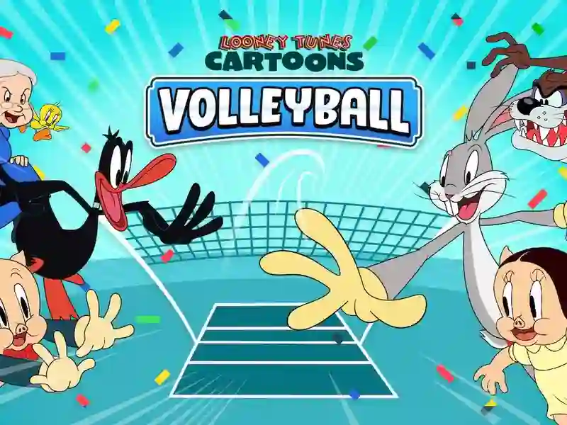 Žaidimas Looney Tunes Cartoons Volleyball internete
