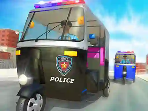 Žaidimas Police Auto Rickshaw 2020 internete