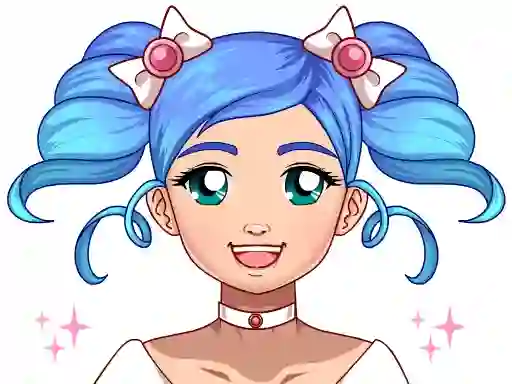 Žaidimas Kawaii Magical Girl Dress Up Game internete