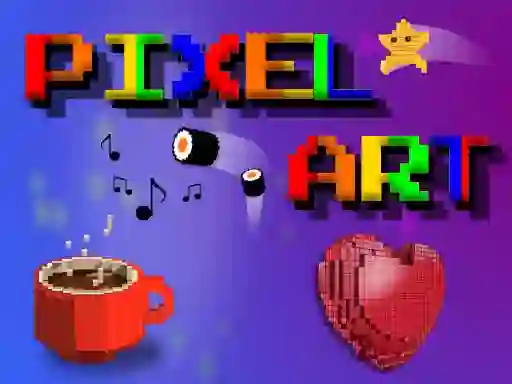 Žaidimas Pixel Art internete