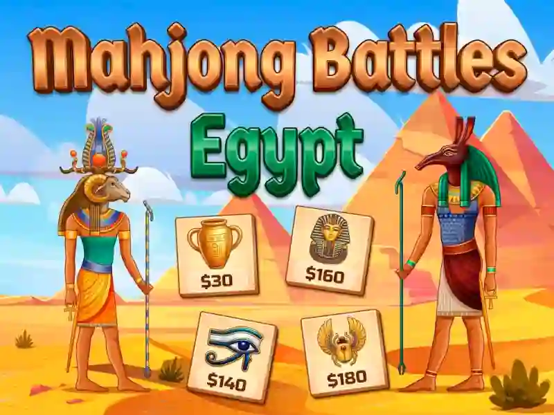 Žaidimas Mahjong Battles Egypt internete