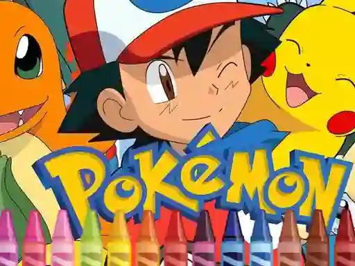 Žaidimas Pokemon Coloring internete