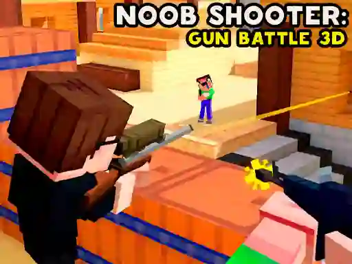 Žaidimas Noob Shooter: Gun Battle 3D internete