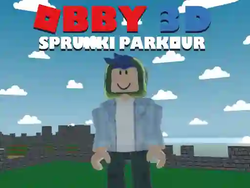 Žaidimas Obby 3D Sprunki Parkour internete