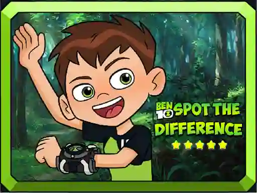 Žaidimas Ben 10 Spot the Difference internete
