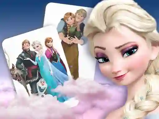 Žaidimas Frozen Memory Card Match internete