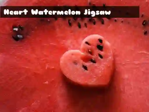 Žaidimas Heart Watermelon Jigsaw internete