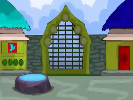 Žaidimas Hut Village Escape internete
