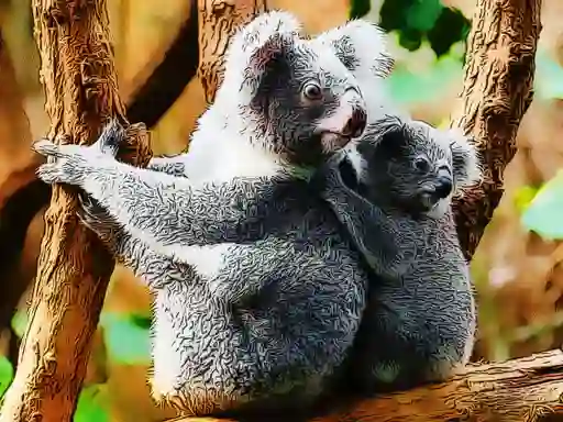 Žaidimas Cute Baby Koala Bear internete