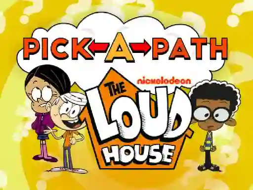 Žaidimas The Loud House Pick-a-Path internete