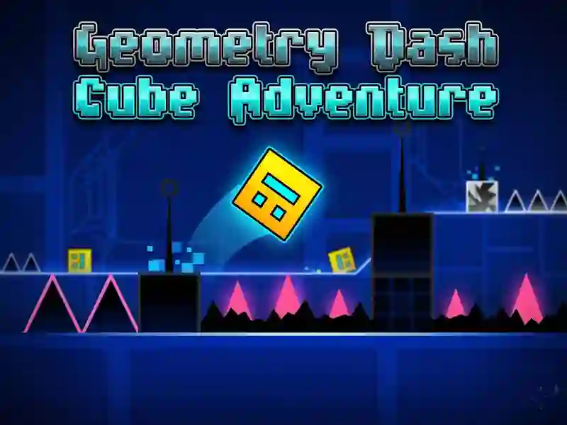 Žaidimas Geometry Dash Cube Adventure internete