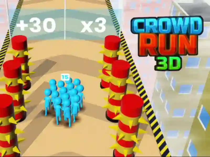 Žaidimas Crowd Run 3D internete