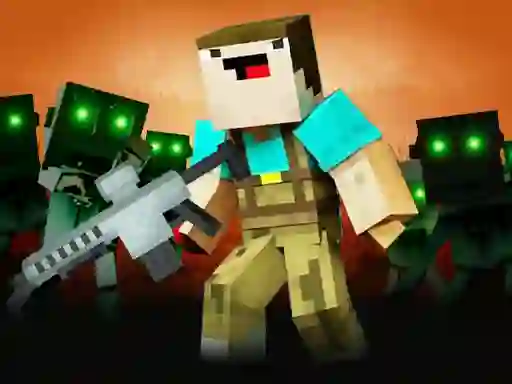 Žaidimas Noob Shooter Zombie internete