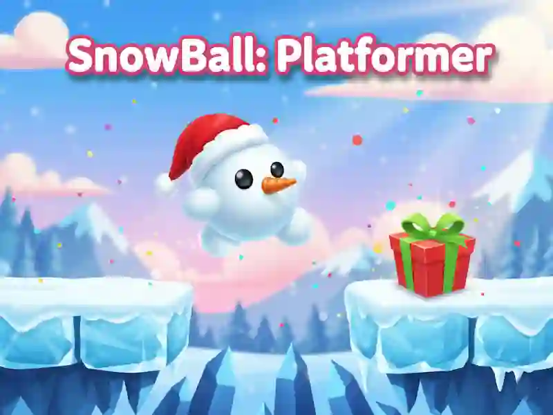 Žaidimas SnowBall: Platformer internete